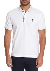 Robert Graham Lucifer Classic-Fit Skull-Embroidered Polo