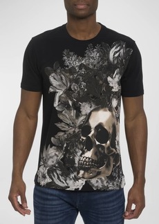 Robert Graham Men's 24K Skull Graphic T-Shirt