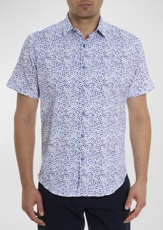 Robert Graham Men's Cyprus Seersucker Short-Sleeve Shirt