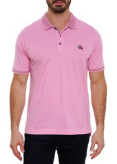 Robert Graham Archie Short Sleeve Polo in Light Pink at Nordstrom
