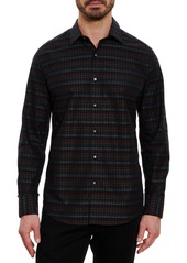 Robert Graham Calisoga Geo Cotton Button-Up Shirt in Red at Nordstrom