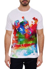 Robert Graham Wine Is King Cotton Graphic Tee in White at Nordstrom