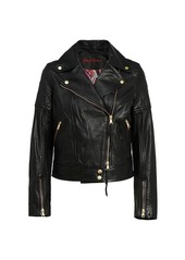 Robert Graham Monroe Leather Moto Jacket