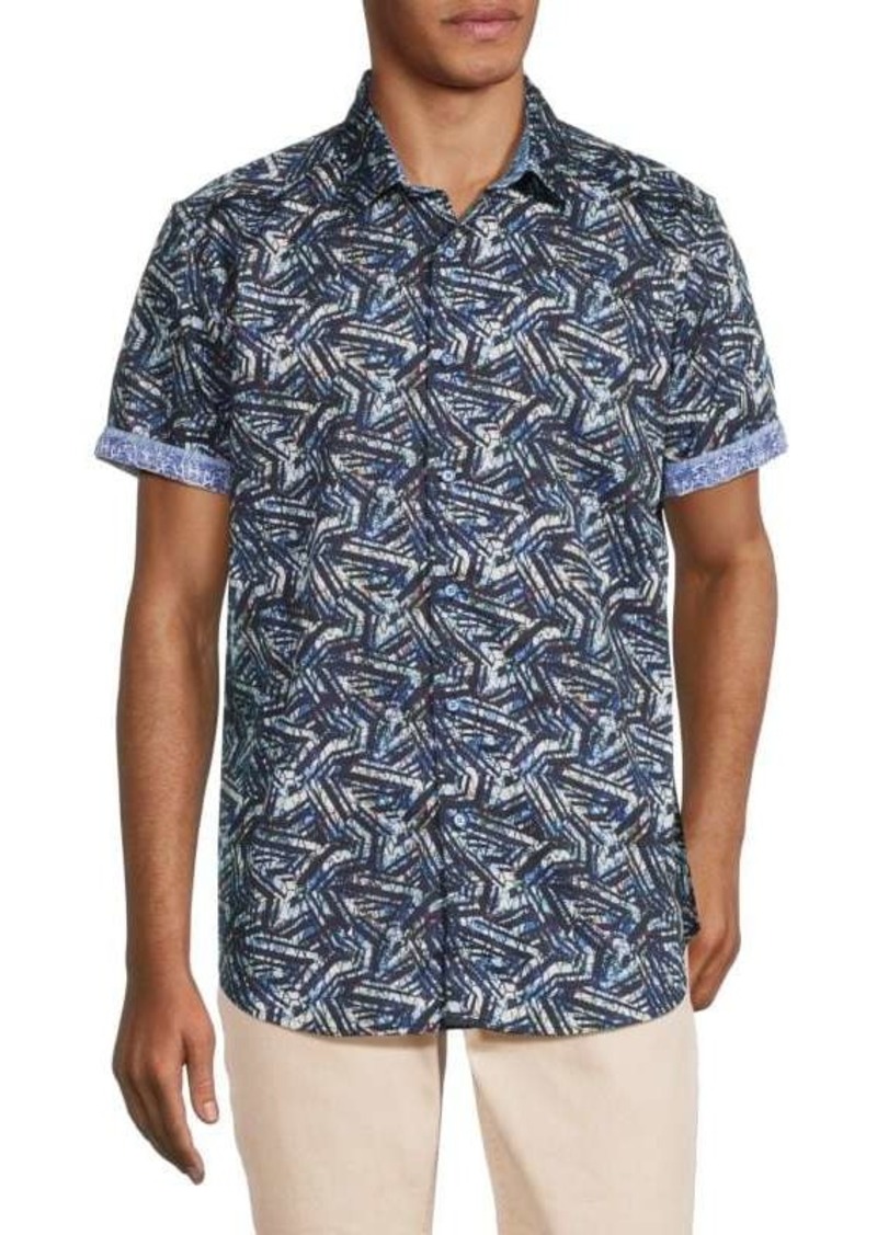 Robert Graham Morais Overlap Star Print Shirt