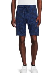 Robert Graham Nielsen Floral Flat Front Drawstring Shorts