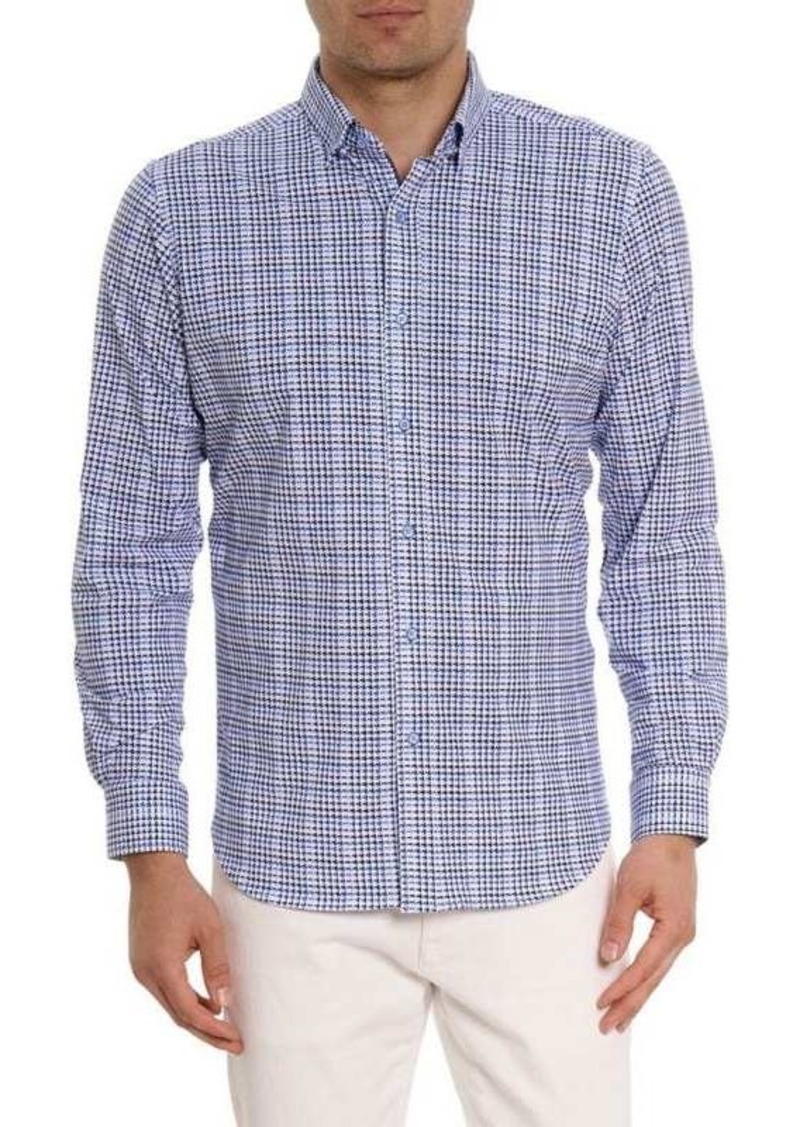 Robert Graham Rizzo Houndstooth Knit Shirt