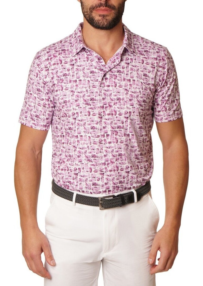 Robert Graham Brockman Knit Polo Shirt