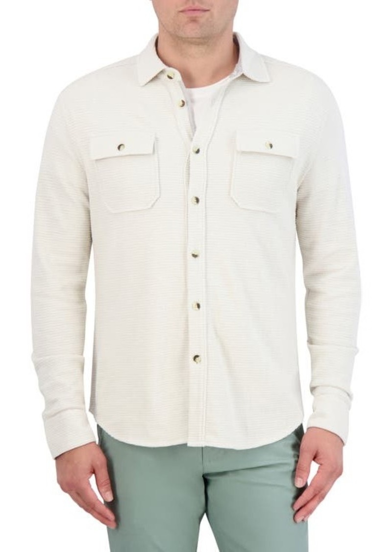 Robert Graham Brunner Knit Button-Up Shirt