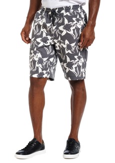 Robert Graham Cyclone Floral Stretch Drawstring Shorts in Multi at Nordstrom