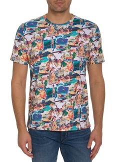 Robert Graham Hawaii Vacation Cotton T-Shirt