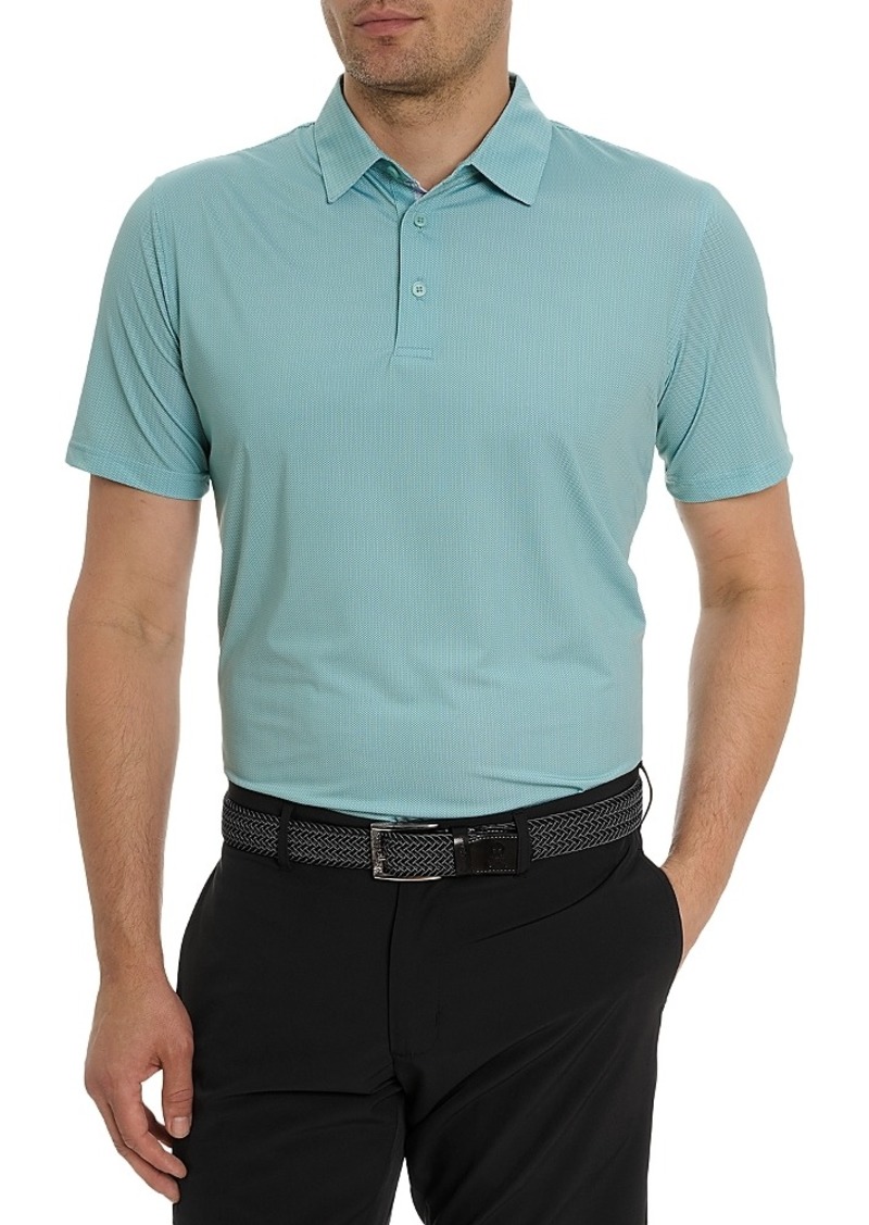 Robert Graham Hyde 3 Micro Dot Regular Fit Polo Shirt