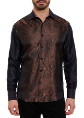 Robert Graham Limited Edition Loy's Vineyard Silk Long Sleeve Button Down Shirt