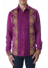 Robert Graham Limited Edition Purple Reign Silk Sport Shirt