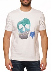 Robert Graham Melting Skull Cotton Graphic T-Shirt in White at Nordstrom Rack