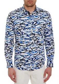 Robert Graham Men's Aquarius Long-Sleeve Woven Shirt