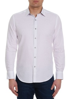 Robert Graham Men's Bayview Cotton Button-Up Long-Sleeve Shirt