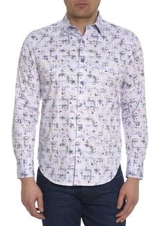 Robert Graham Men's Bosworth Long Sleeve Woven Button Down Shirt
