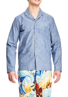 Robert Graham Men's Loungewear - Chambray Long Sleeve Shirt - Men's Pajamas