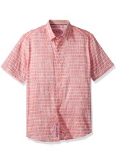 Robert Graham Men's Machado Short Sleeve Shirt  XLarge
