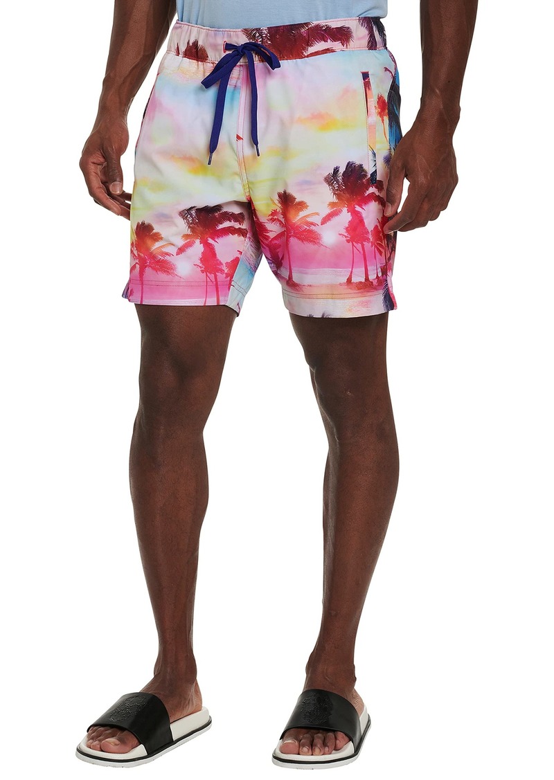 Robert Graham Men's Standard Beach Haven Swim Short MUL 3XLARGE