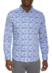 Robert Graham Moretti Stripe Cotton Button-Down Shirt