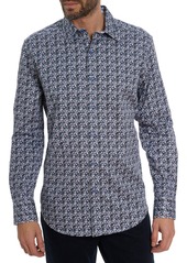 Robert Graham Nasoni Button-Up Shirt in Blue Multi at Nordstrom Rack