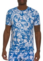 Robert Graham Robert Graham Beach Hibiscus Performance Graphic T-shirt