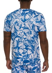 Robert Graham Robert Graham Beach Hibiscus Performance Graphic T-shirt