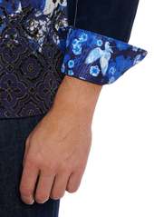 Robert Graham Robert Graham Limited Edition Blue Murro Long Sleeve Button Down Shirt