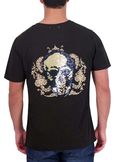 Robert Graham Robert Graham Limited Edition Neil Sequin Skull T-shirt