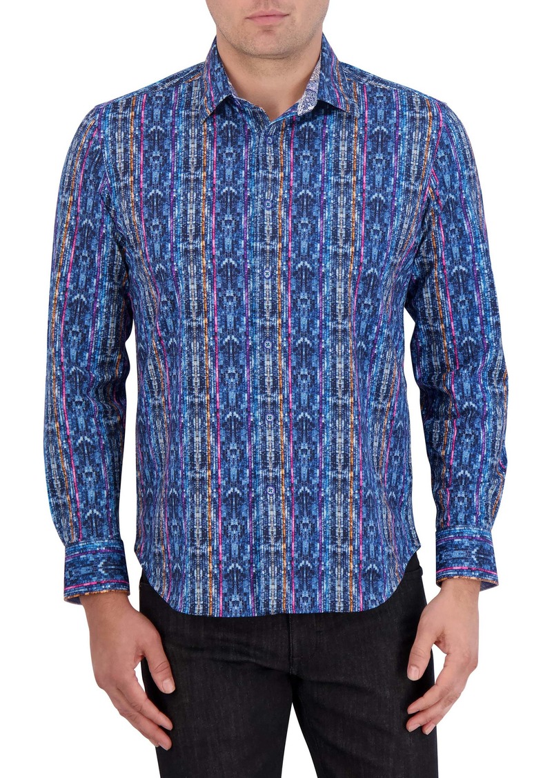 Robert Graham Robert Graham Oasis Motion Long Sleeve Knit Shirt