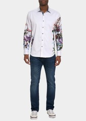 Robert Graham Robert Graham Party Garden Long Sleeve Button Down Shirt