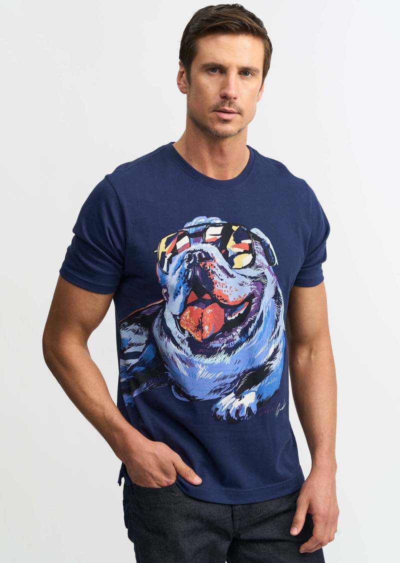 Robert Graham Robert Graham Shades Of Graham Short Sleeve T-shirt