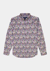 Robert Graham Robert Graham Skeletal Stroll Long Sleeve Button Down Shirt