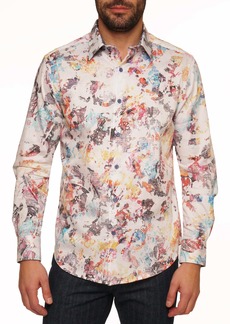 Robert Graham Robert Graham Splash Of Color Long Sleeve Button Down Shirt