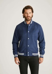 Robert Graham Robert Graham Vegan Suede Varsity Jacket