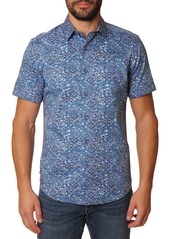 Robert Graham Stuart Short Sleeve Woven Shirt in Blue at Nordstrom Rack