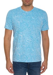 Robert Graham Swanson Cotton Graphic T-Shirt in Turquoise at Nordstrom Rack