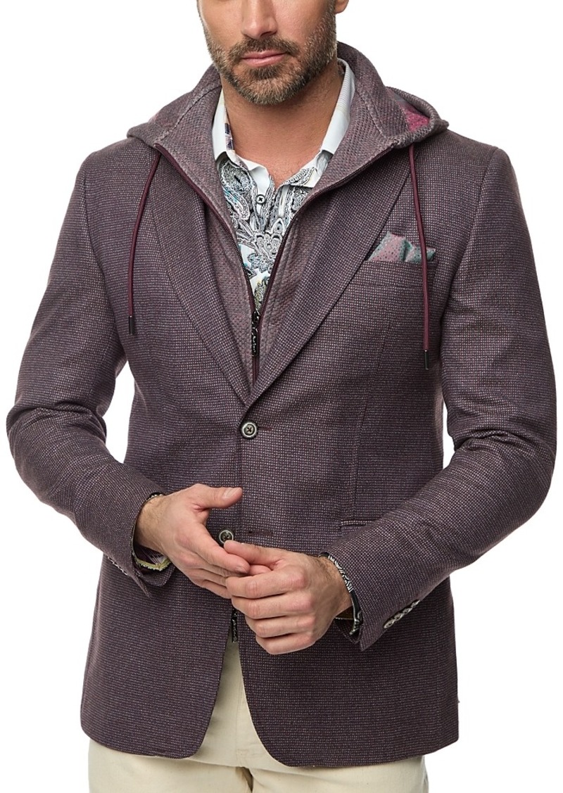 Robert Graham Uptown Xxiii Blazer with Removable Hooded Bib