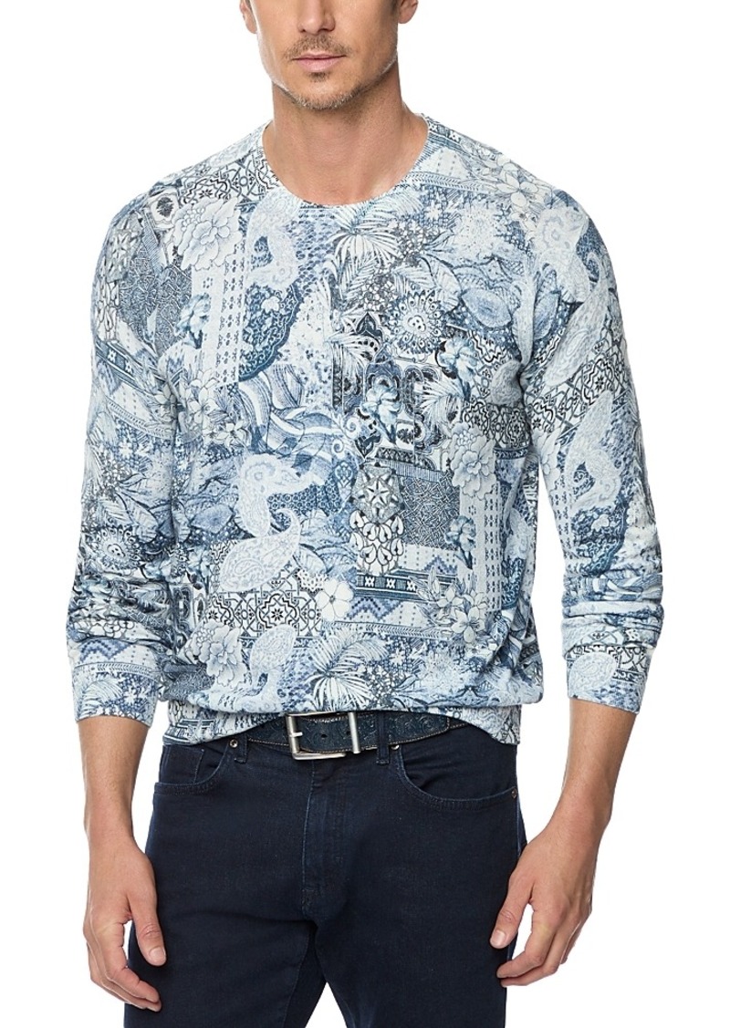 Robert Graham Valtos Mosaic Paisley Print Sweater