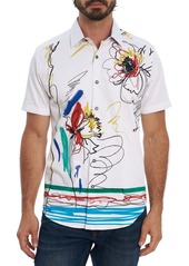 Robert Graham Wipe Out Embroidered Short Sleeve Shirt