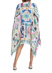 Robert Graham Ruby Paisley Floral Scarf Cover-Up