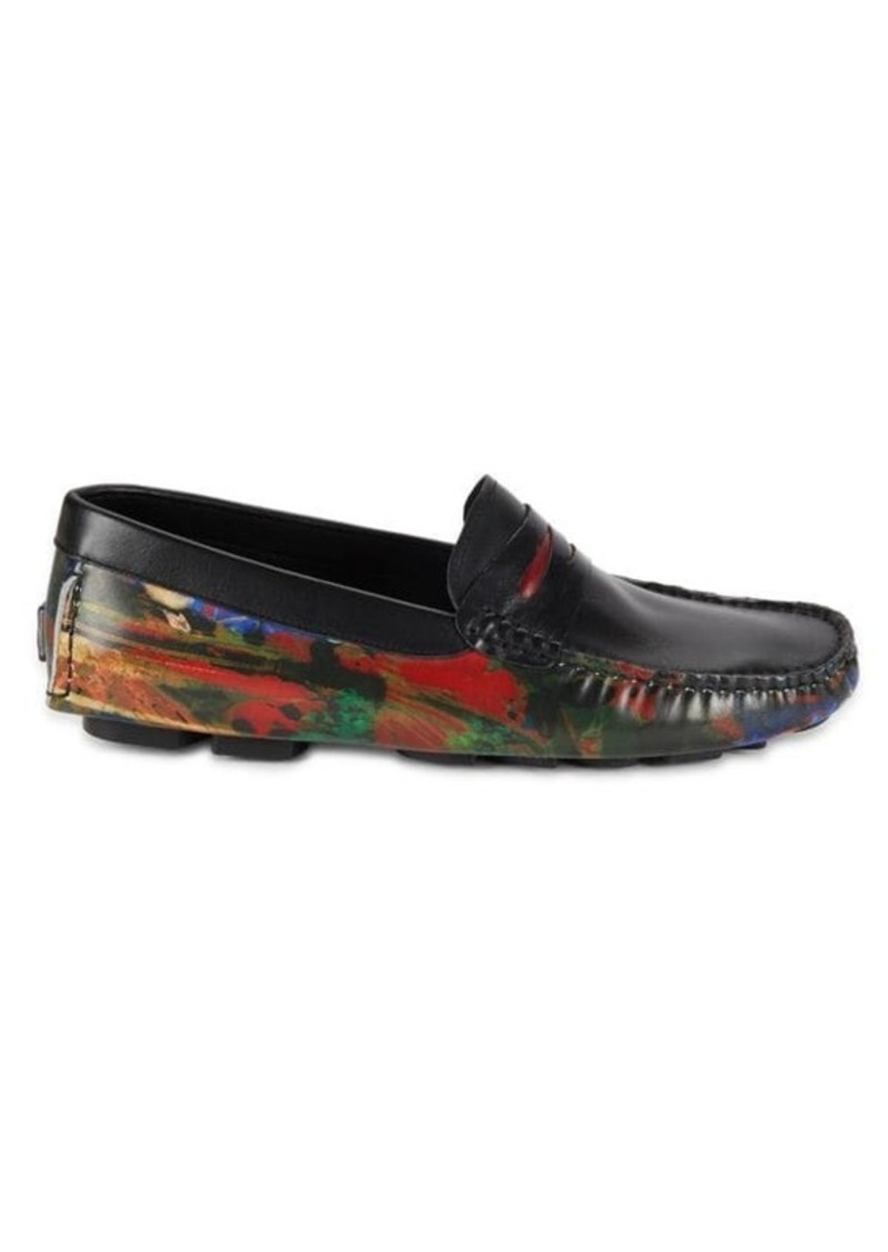 Robert Graham Savory Leather Penny Loafers