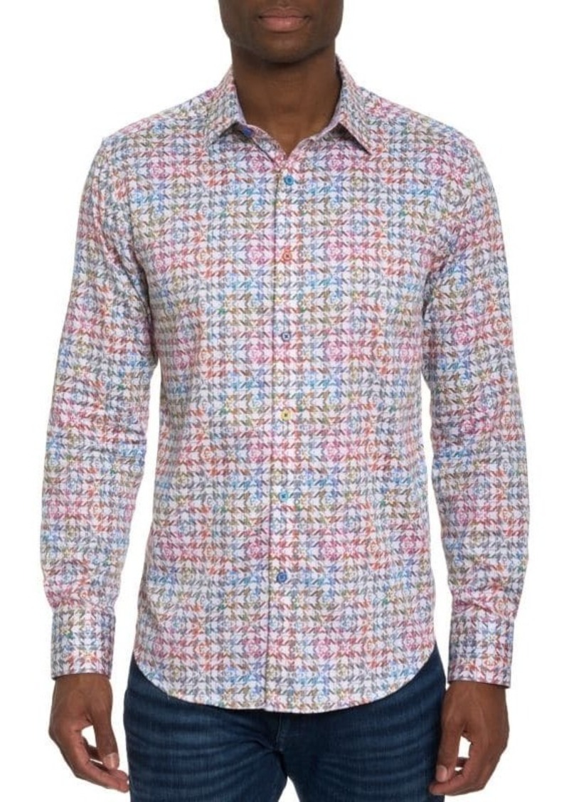 Robert Graham Seven Hills Geometric Print Shirt