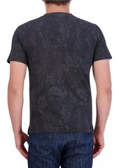 Robert Graham Skull Scrolls Cotton T-Shirt