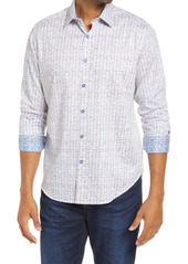 Robert Graham The Bruni Classic Fit Geo Print Button-Up Shirt in Multi at Nordstrom