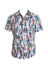 Robert Graham Trixie Printed Short-Sleeve Shirt