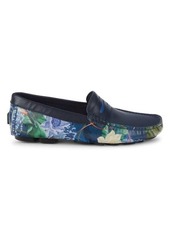 Robert Graham ​Tropics Leather Driving Loafers