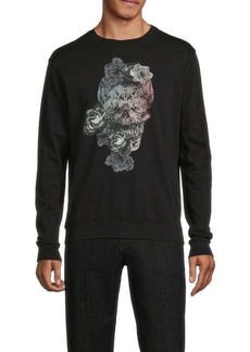 Robert Graham Zeller Classic Fit Skull & Floral Sweatshirt