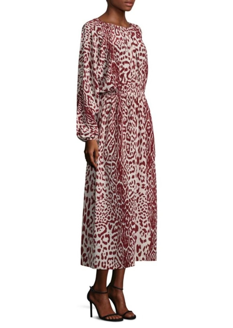 robert rodriguez leopard dress
